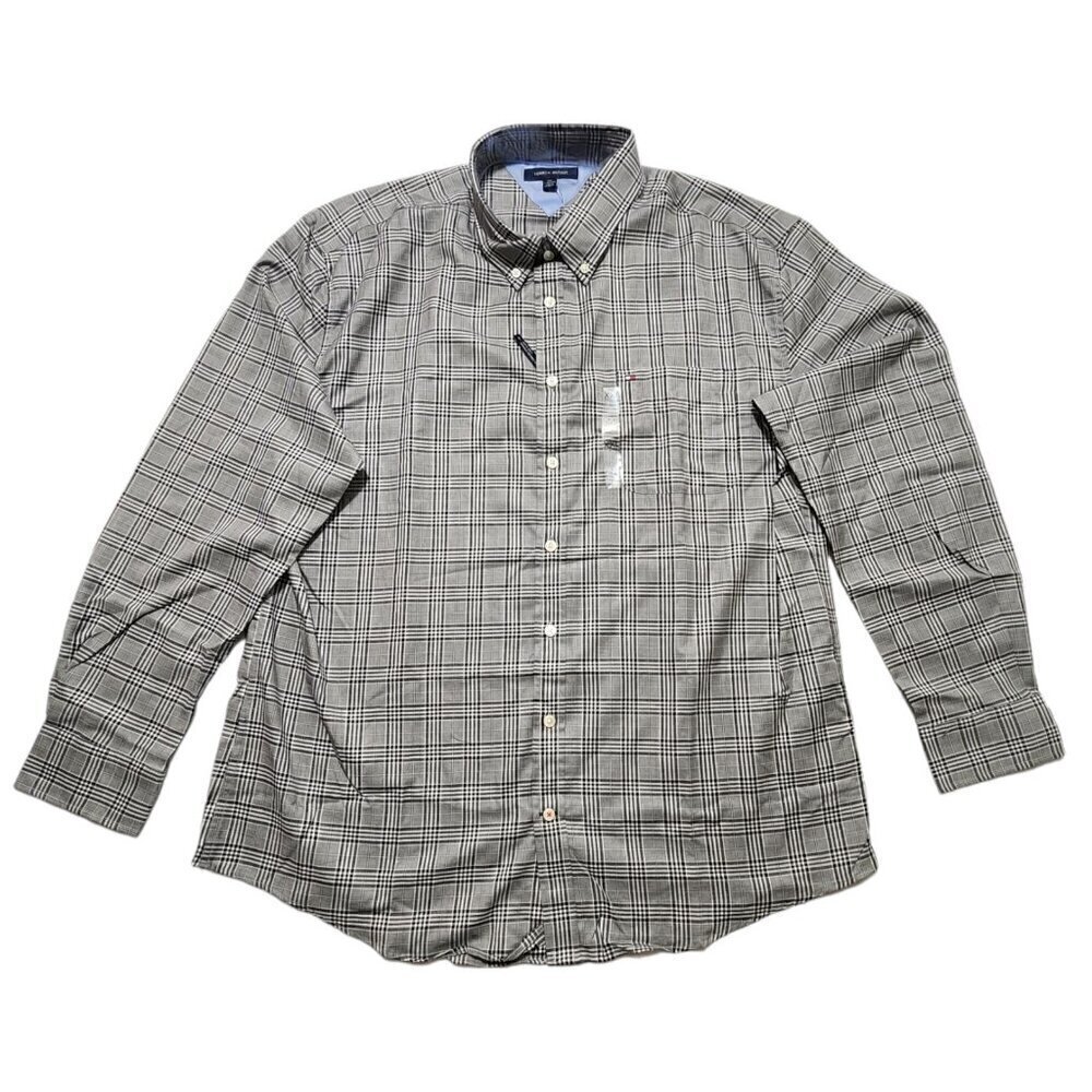 Tommy Hilfiger Men Dress Pocket Shirts Long Sleeve XXL